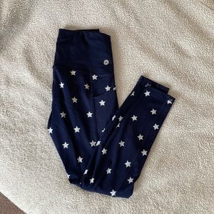 Alexo Athletica Blue Star Freedom Leggings